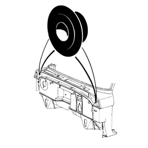 Front Fender Plug - At Rear Top