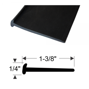 Mounting Pad  - With Lip - 1-3/8" Wide - Used For Lights, Hinges, Brackets & Bright Work