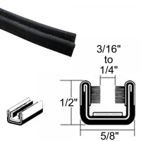 General Use Parts - Window / Glass Run Channels & Beltline Weatherstrip AKA Sweepers / Fuzzies / Felts / Anti-Rattlers