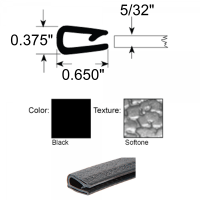 General Use Parts - Quick Edge Trim / Windlace - Single Lip Edge Trims