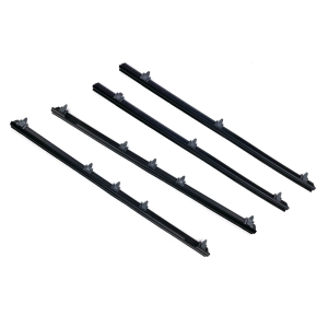 Beltline Weatherstrip Kit - 4 Piece Kit - Inner & Outer For Both Front Doors - Models WITH Vent Window