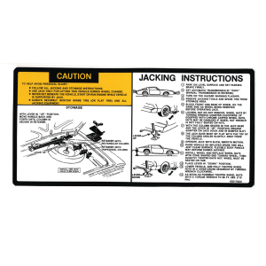 Jack Instructions Decal