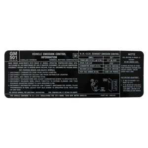 472 C.I. Emission Decal