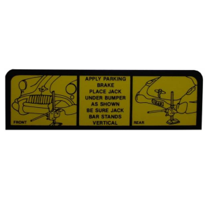 Jack Instructions Tag