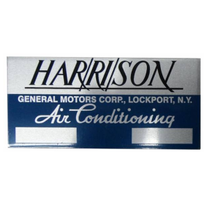 "Harrison" AC Evaporator Box Decal
