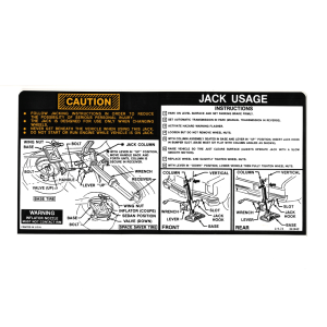 Jack Instructions Decal