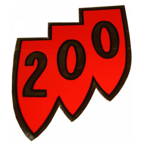 "200" Shield Air Cleaner Decal