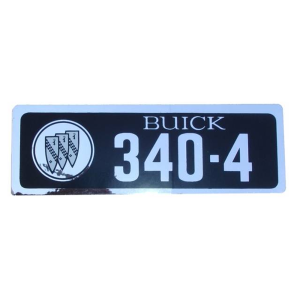 Valve Cover Decal - 340-4