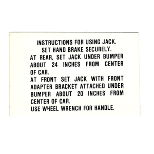 Jack Base Decal