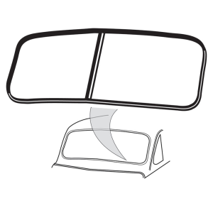Windshield Seal - With Groove For Trim