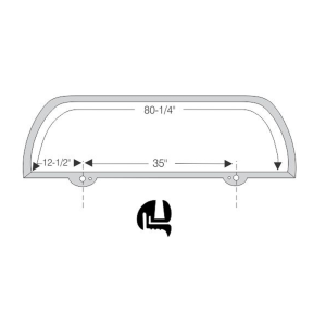 Buick Cadillac Oldsmobile Windshield Seal