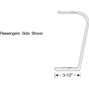 1960 GM Vent Window Weatherstrip Seal