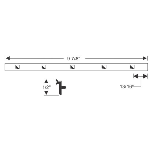 1963 Buick Special Skylark Vent Window Division Seal Weatherstrip