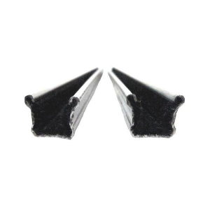 Window Run Channel - Rigid - Pair of 15" Strips - 1/2" Tall 1/2" Wide