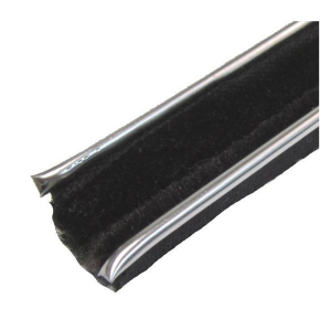 Window Run Channel - Flexible 6' Strip - With Stainless Bead - 9/16" Tall 5/8" Wide