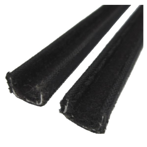 Window Run Channel - Rigid - Pair of 4' Strips - 3/8" Tall 1/2" Wide