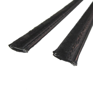 Beltline Weatherstrip - Also Called Window Sweeps, Felts or Fuzzies - Flexible - Pair of 4' Strips - Inner or Outer - 9/16" Tall 1/4" Wide