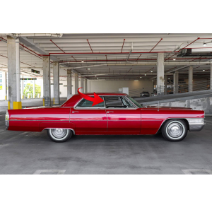 10-052V - 1965-1970 Buick Cadillac Chevy Oldsmobile Pontiac Rear Door Window Leading Edge Seal Weatherstrip