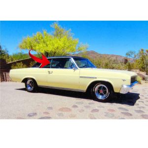 10-054V - 1964-1970 Buick Cadillac Cehvy Oldsmobile Pontiac Quarter Window Seals Weatherstrips