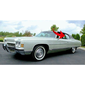 10-058V - 1971-1976 Buick Cadillac Chevy Oldsmobile Pontiac Quarter Window Seals Weatherstrips