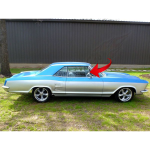 10-062V - 1963-65 Buick Riviera Vent Window Division Seal Weatherstrip