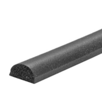 General Use Parts - Extruded Rubber Seals - Half Round Closed Cell Sponge Rubber