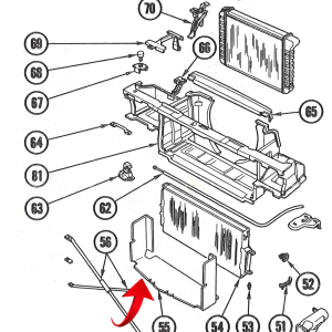 01-133M2 - 1973-74 Cadillac Radiator Filler