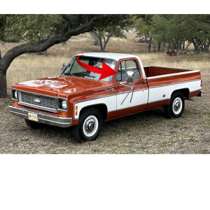10-134V - 1973-1980 Chevy & GMC Truck Suburban Blazer Jimmy Vent Window Seal Weatherstrip Kit