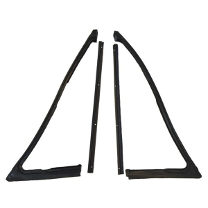 Front Door Vent Window Main Seal & Division Seal - 4 Piece Kit
