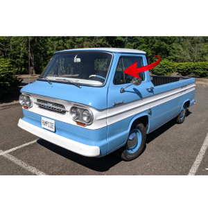 10-155V - 1961-1965 Chevy Corvair Vent Window Division Seal Weatherstrip