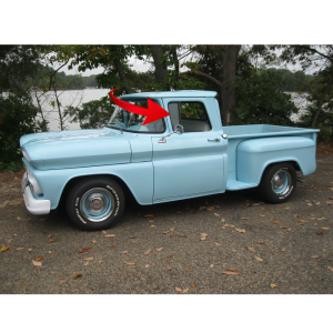 10-158V - 1960-1963 Chevy & GMC Truck Suburban Vent Window Seal Kit