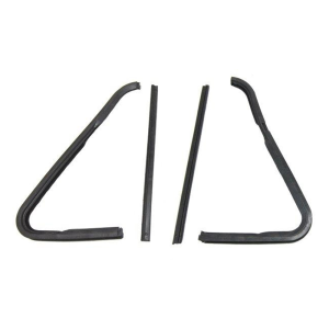 Front Door Vent Window Main Seal & Division Seal - 4 Piece Kit