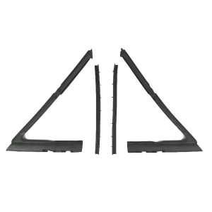 Front Door Vent Window Main Seal & Division Seal - 4 Piece Kit