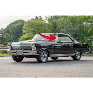 10-202V - 1962-1967 Chevy II Nova Vent Window Seal Weatherstrip Kit