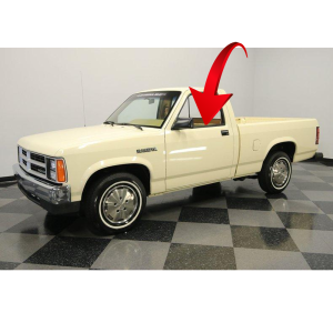 10-335X - 1987-1996 Dodge Dakota Inner Beltline Weatherstrips AKA Sweepers Fuzzies Felts