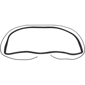 10-105W - 1967-1969 Plymouth Barracuda Rear Window Seal Gasket Weatherstrip
