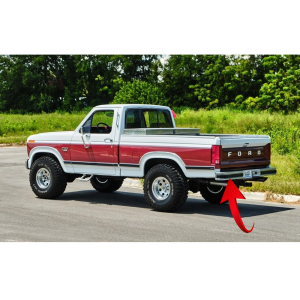 E0TZ-17K832-A - 1980-1986 Ford Truck Rear Bumper Pad