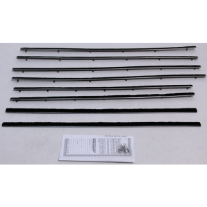 Beltline / Anti-Rattler Weatherstrip - 8 Piece Complete Kit