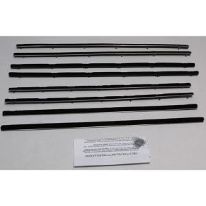 Beltline / Anti-Rattler Weatherstrip - 8 Piece Complete Kit