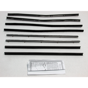 Beltline / Anti-Rattler Weatherstrip - 8 Piece Complete Kit