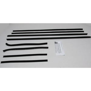 Beltline / Anti-Rattler Weatherstrip - 8 Piece Complete Kit