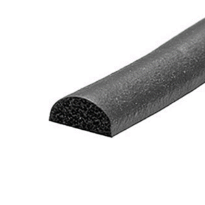 Half Round Rubber Seal - 3/8" Diameter - FREE SAMPLE
