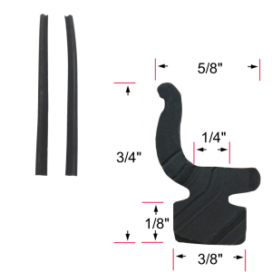 Quarter Window Seal - FREE SAMPLE