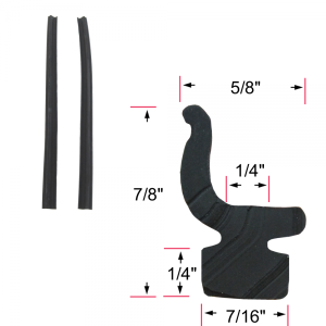 Quarter Window Seal - FREE SAMPLE