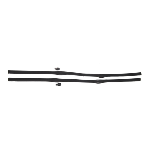 Flocked Division Channel Seal - Includes Bumpers For Vent Frame