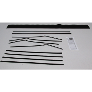 Beltline & Channel Weatherstrip - 12 Piece Kit