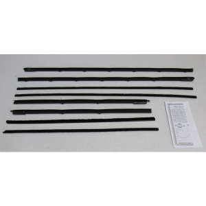 Beltline Weatherstrip - Complete 8 Piece Kit