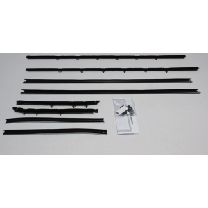 Beltline Weatherstrip - Complete 8 Piece Kit