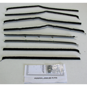 Beltline Weatherstrip - Complete 8 Piece Kit