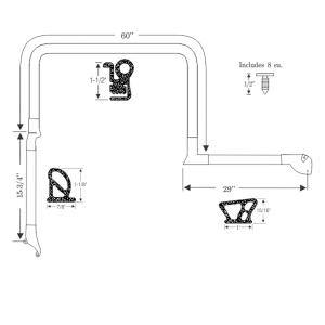 Steele Rubber - T-Top Seal - On Body - Image 2